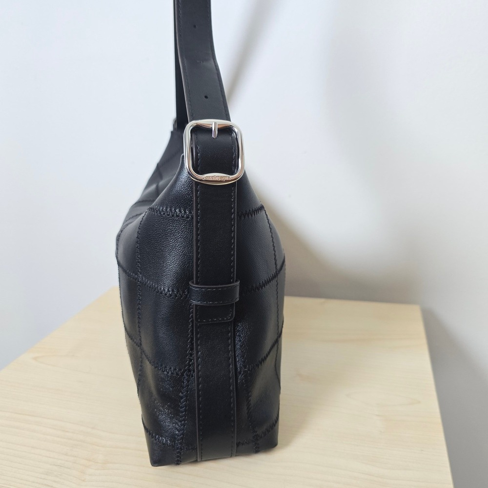 Coach Coachtopia Alter/Ego Slouchy Shoulder Bag Black Patchwork C2580-CBE00 - Picture 6 of 15